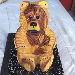 Ruidoso Hand Made Wood Bear 🐻